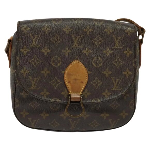 LOUIS VUITTON Monogram Monogram Saint Cloud GM Shoulder Bag M51242 Auth 116818 - Picture 2 of 16